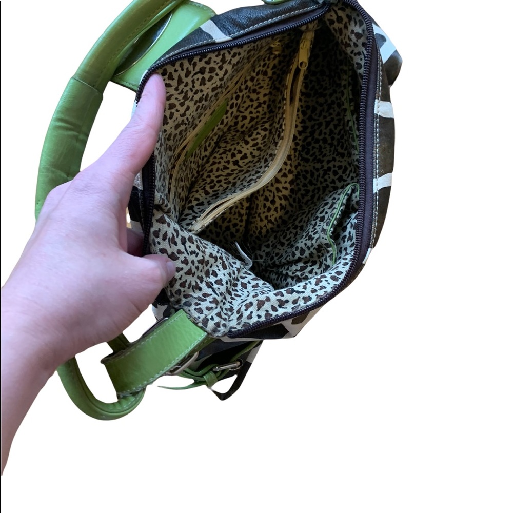 Cow print handbag - Picture 2 of 3